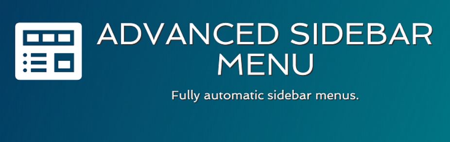 Advanced Sidebar Menu