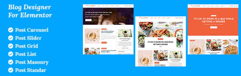 Blog Designer For Elementor