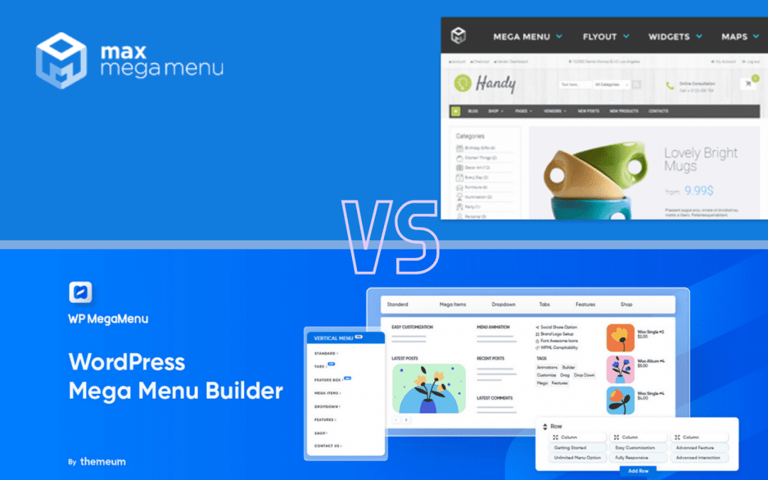 Max Mega Menu vs WP Mega Menu: Which is the greater WordPress Menu Plugin?