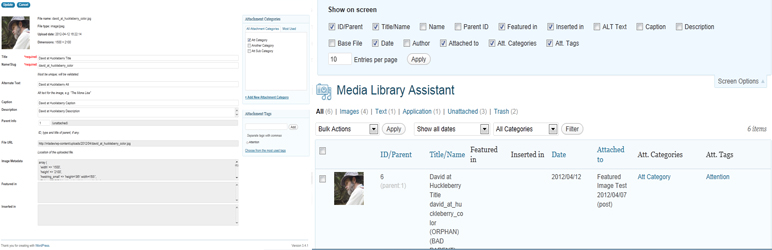 Media Library Assistant