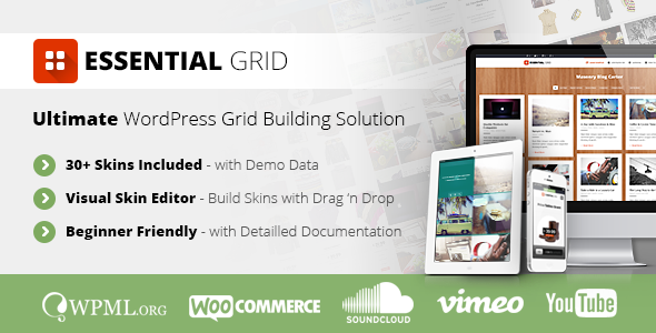 Essential Grid Gallery Wordpress Plugin