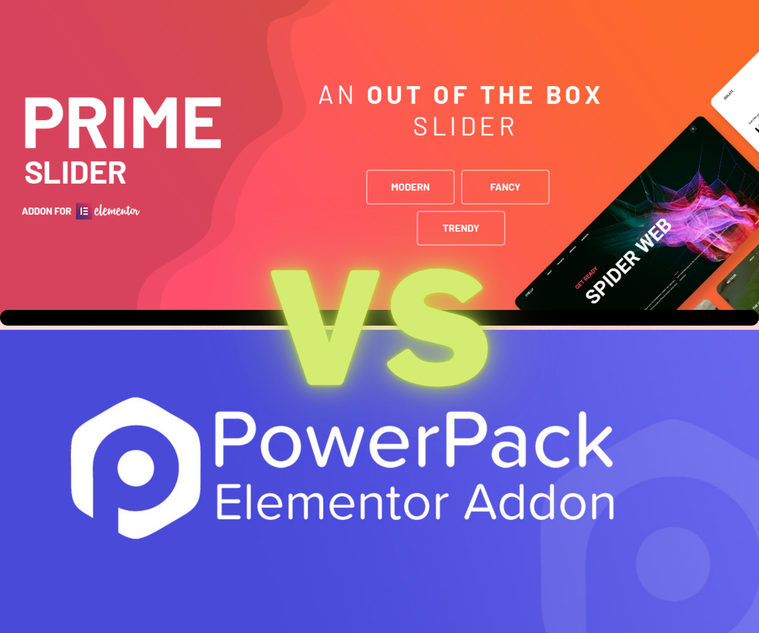 Prime slider vs Powerpack