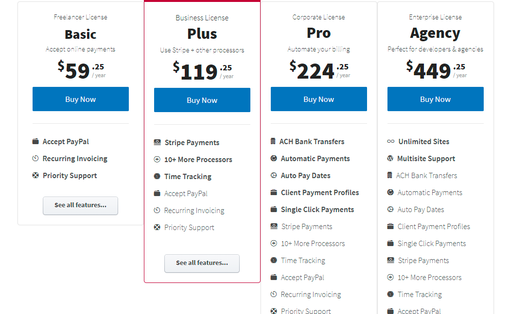 Sprout Invoice Price