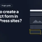 How to create a contact form in WordPress sites?