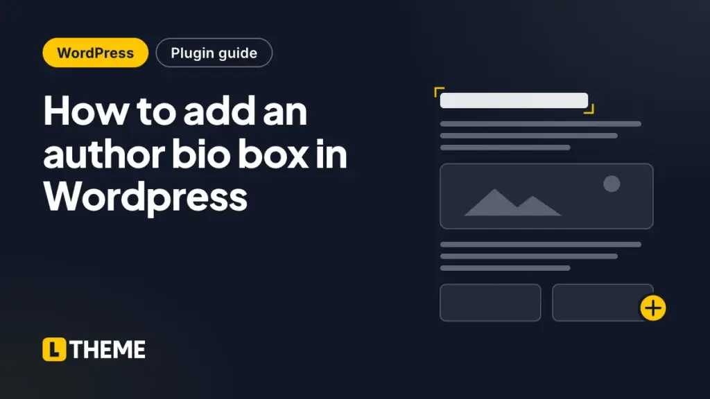 How to add an author bio box in Wordpress