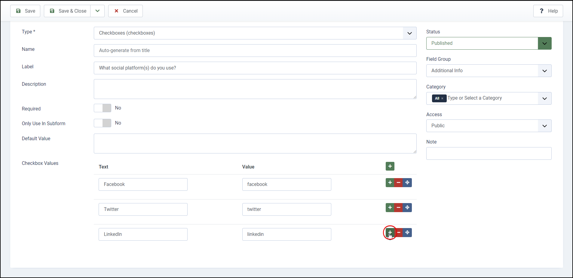 Joomla 4 - Contact Custom Fields - Fields - Fill In Other Info