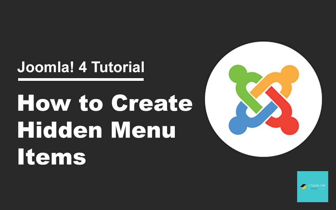 How to Create a Hidden Menu Item in Joomla 4