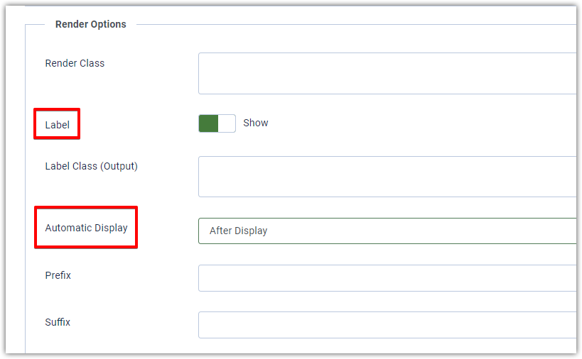 Joomla 4 - New Custom Field - Options Tab - Choose Desired Options