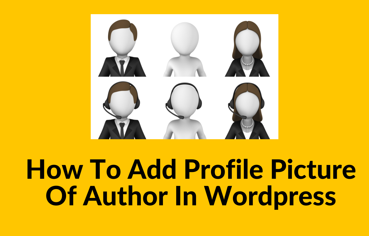 How to add profile picture of author in Wordpress