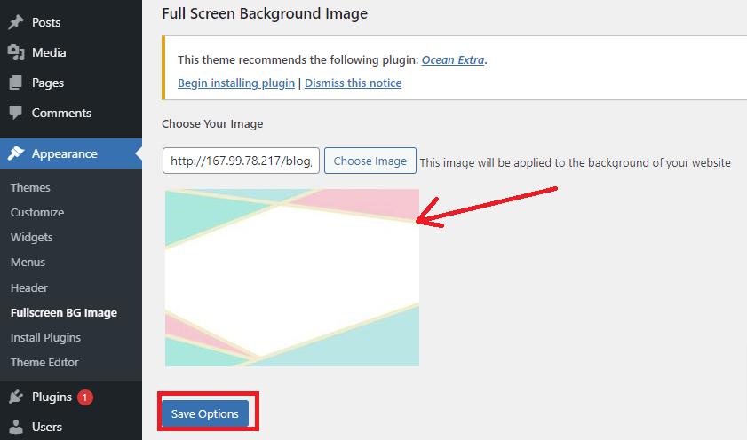 Add A Background Image In Wordpress