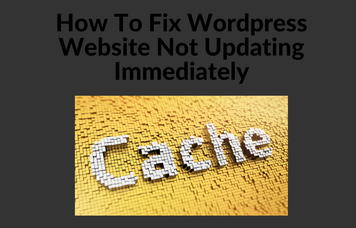 fix wordpress website not updating