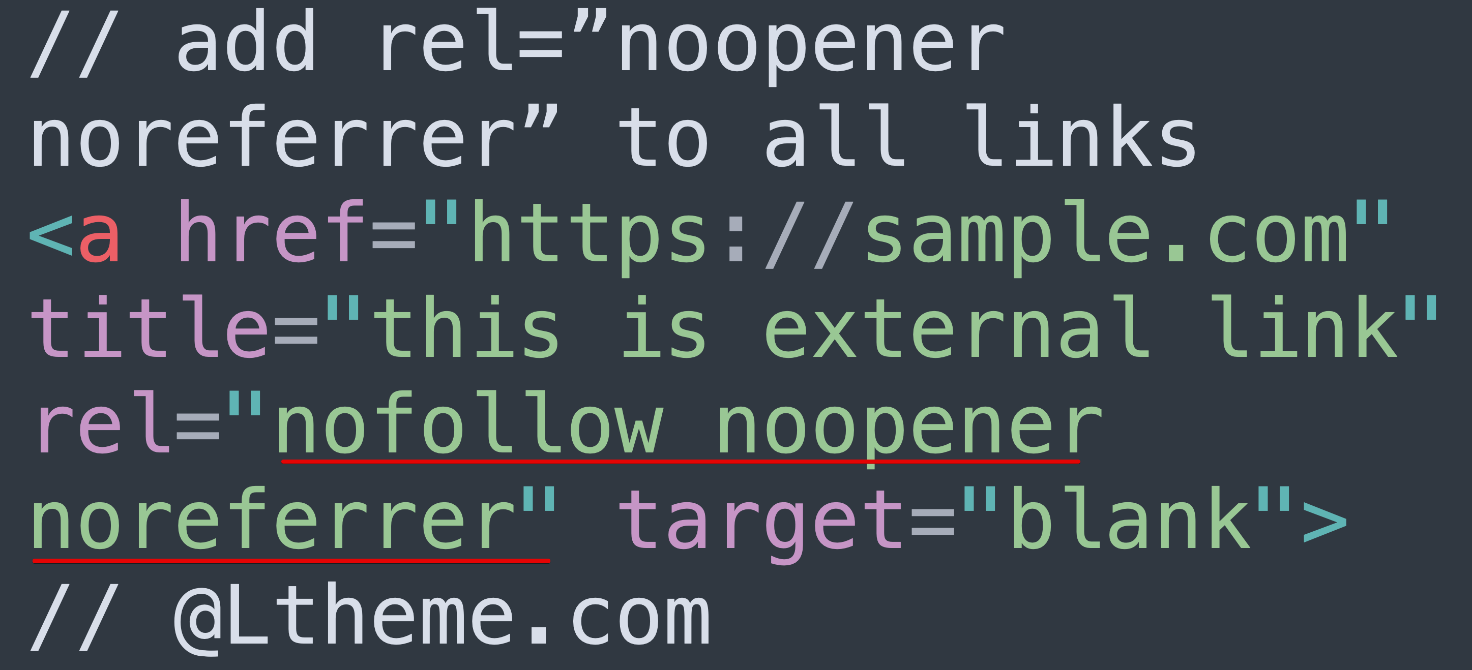 [Joomla] How to add rel="noopener noreferrer" to all external links
