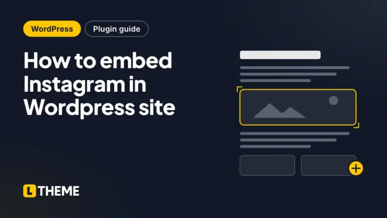 How to embed Instagram in WordPress site