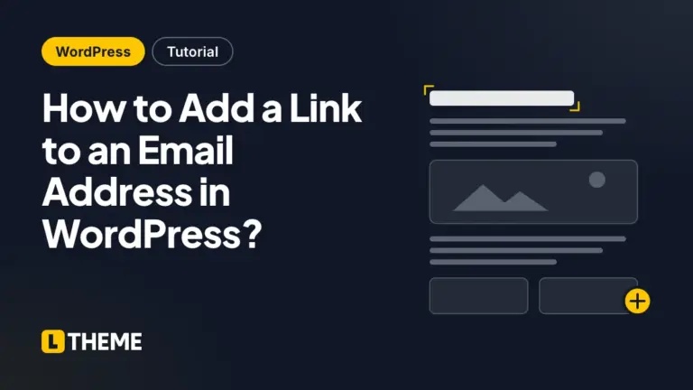 How to Add a Link to an Email Address in WordPress?