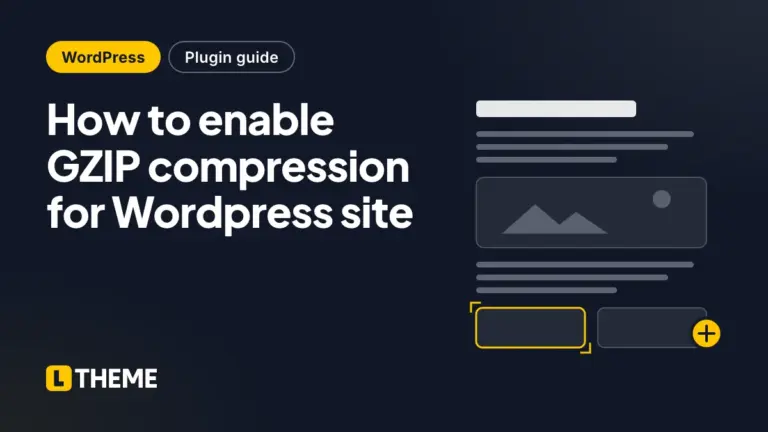How to enable GZIP compression for WordPress site