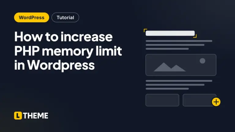 How to increase PHP memory limit in WordPress