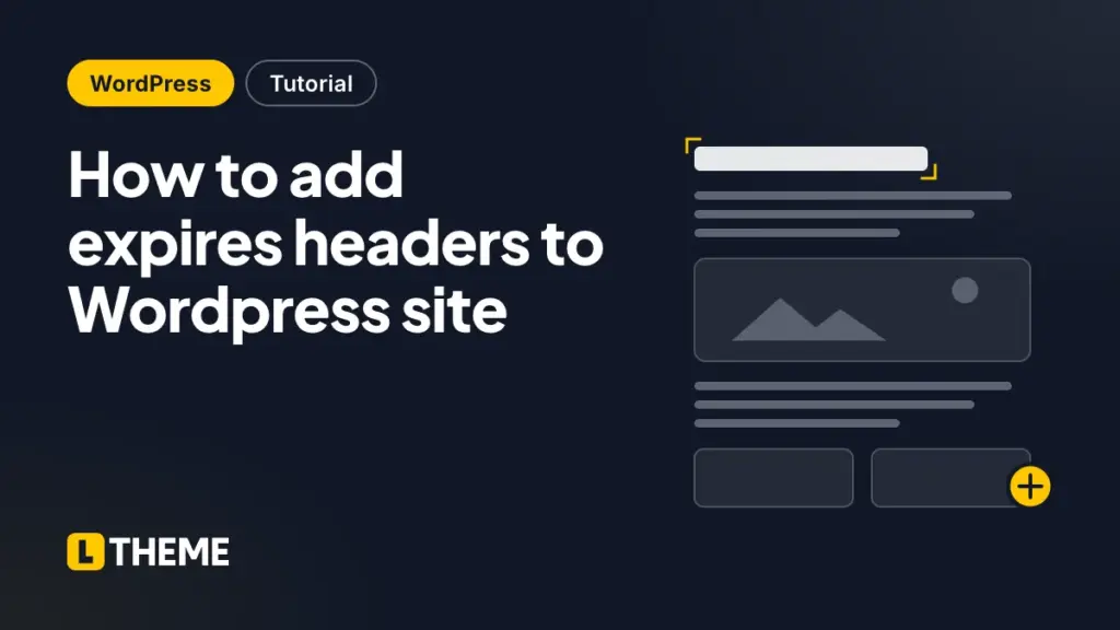 How to add expires headers to Wordpress site