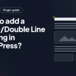How to add a Single/Double Line Spacing in WordPress? How to add a Single/Double Line Spacing in WordPress?