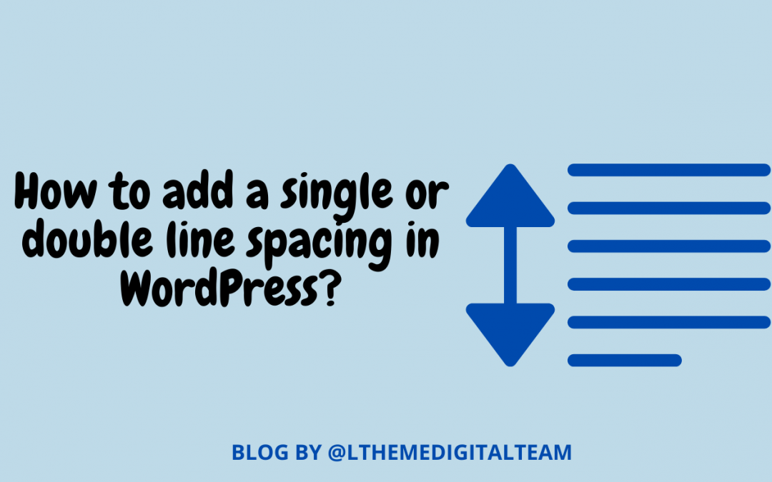 How To Change Double Line Spacing In Wordpress