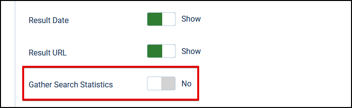Joomla 4 - Gather Search Statistics