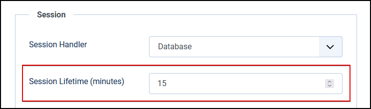 Joomla 4 - Session Lifetime - System - Session - Session Lifetime