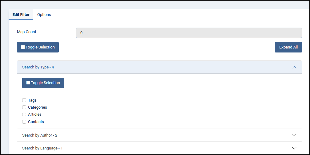 Joomla 4 - Smart Search - Edit Filter (1)