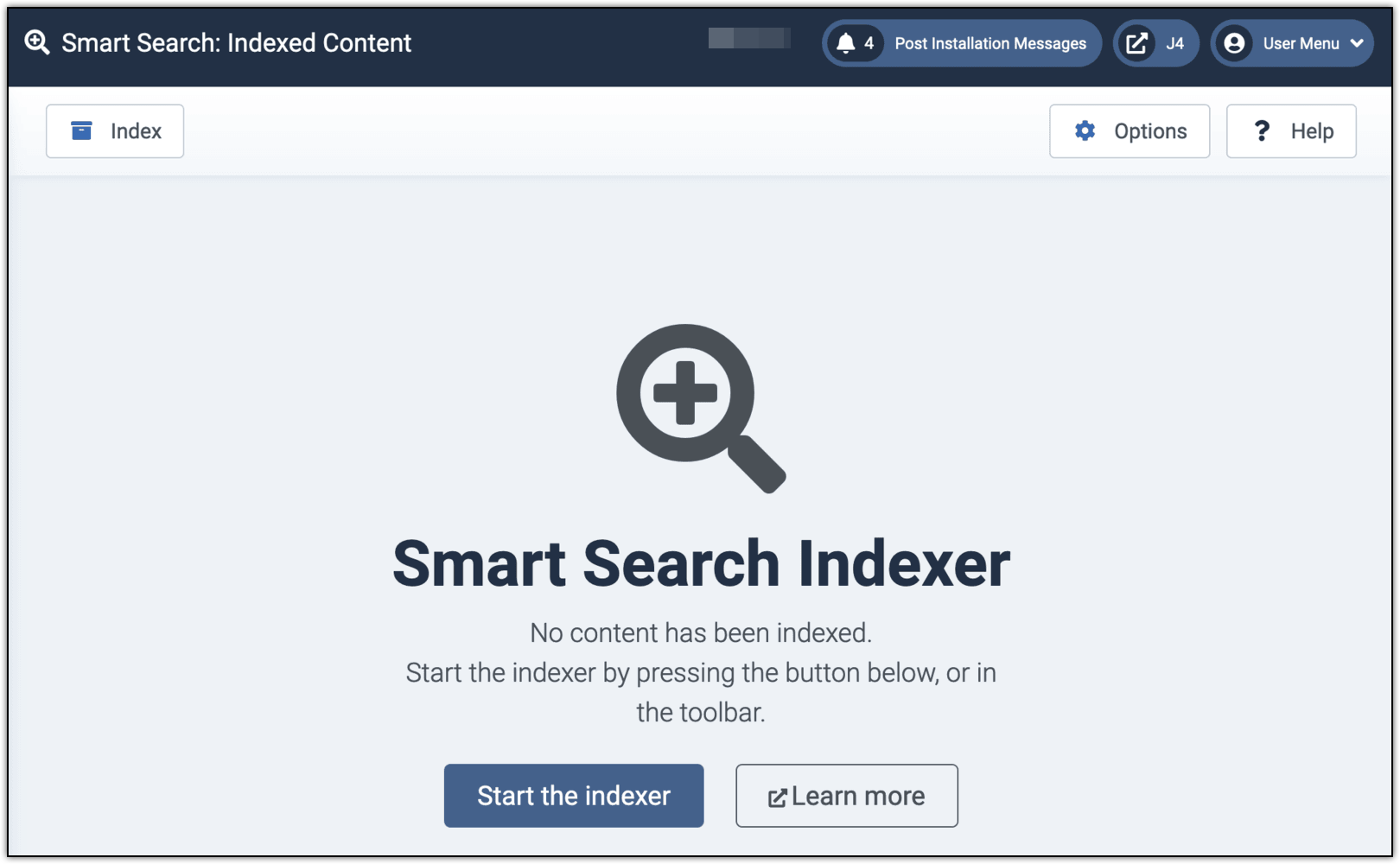 Joomla 4 - Smart Search - No Index