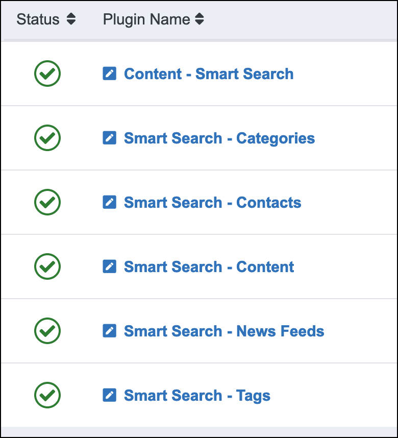 Joomla 4 - Smart Search Plugins