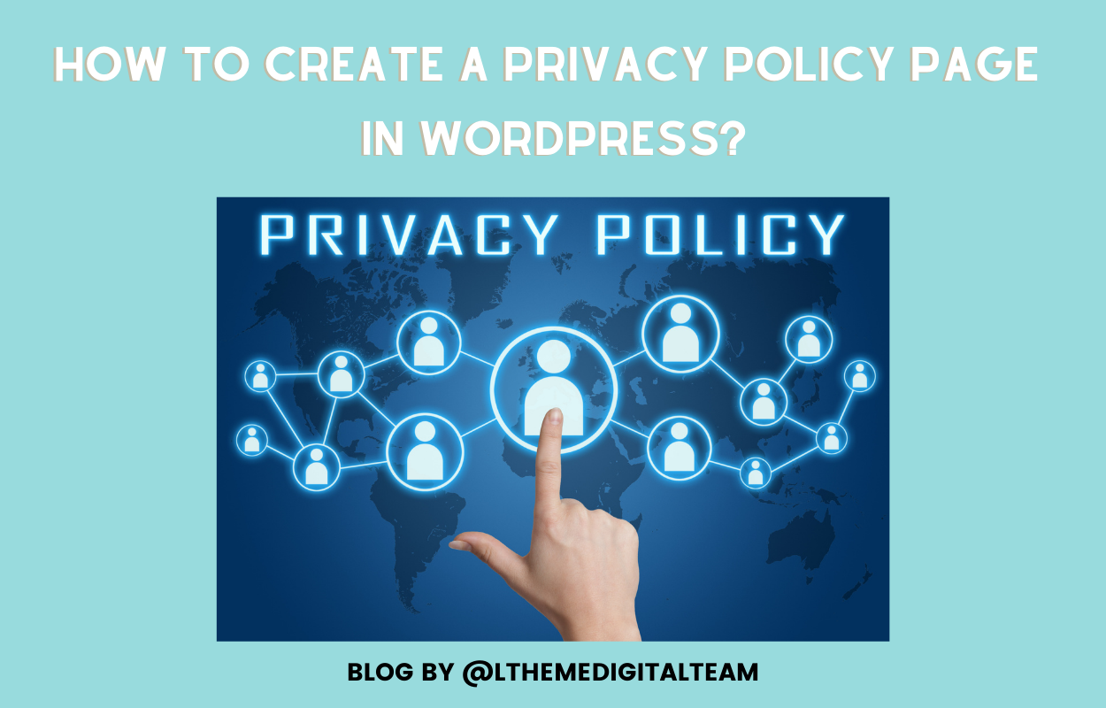 create a privacy policy page in wordpress