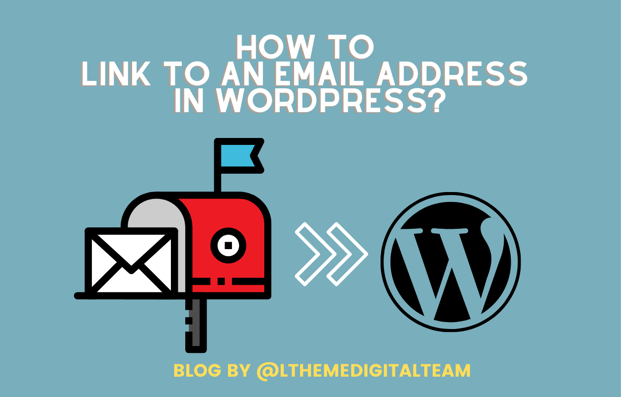 link to an email address in wordpress