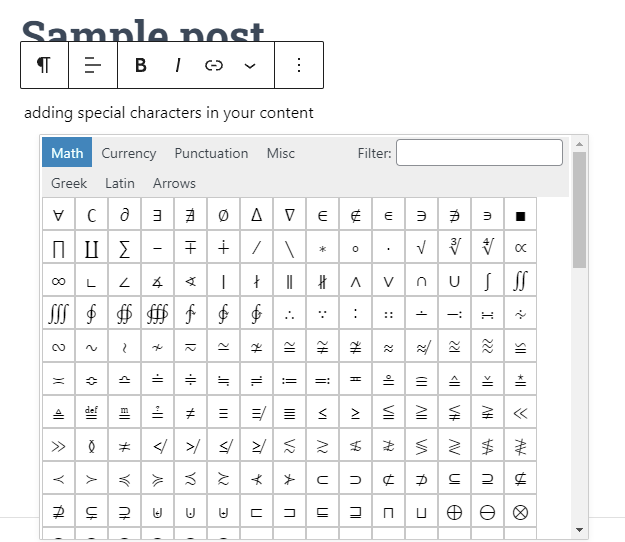 how-to-easily-add-special-characters-in-wordpress-posts-themeradius