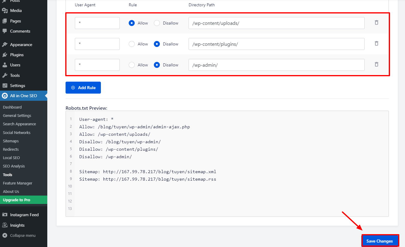 Use All In One To Edit Robots.txt 4