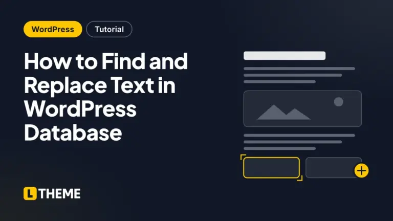 How to Find and Replace Text in WordPress Database