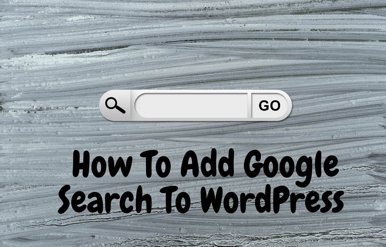 How to add google search to wordpress