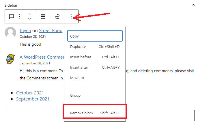 Add And Use Widgets In Wordpress 1