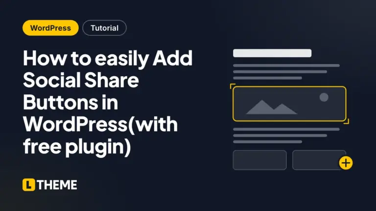 How to easily Add Social Share Buttons in WordPress(with free plugin)