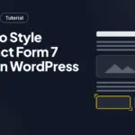 How to Style Contact Form 7 Form in WordPress How to Style Contact Form 7 Form in WordPress