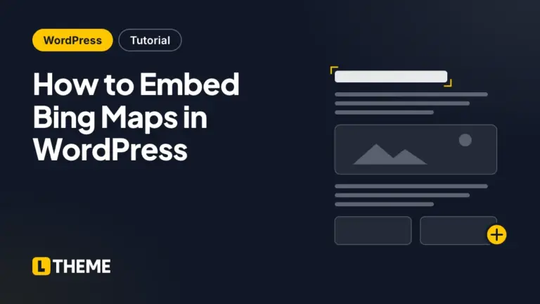 How to Embed Bing Maps in WordPress