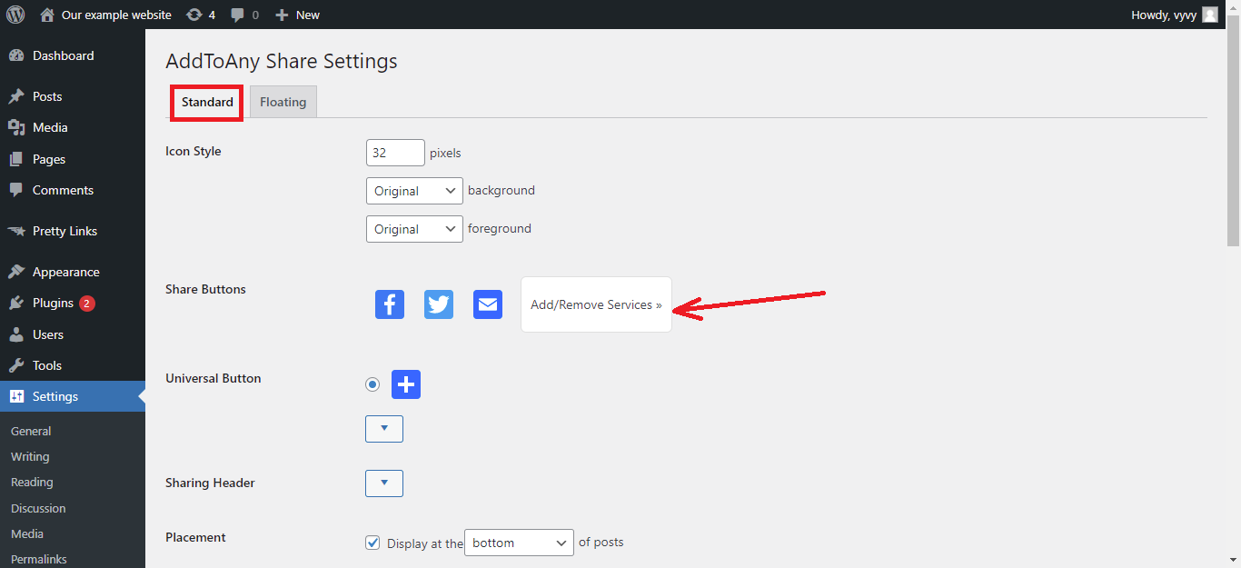 Add Social Share Buttons In Wordpress 6
