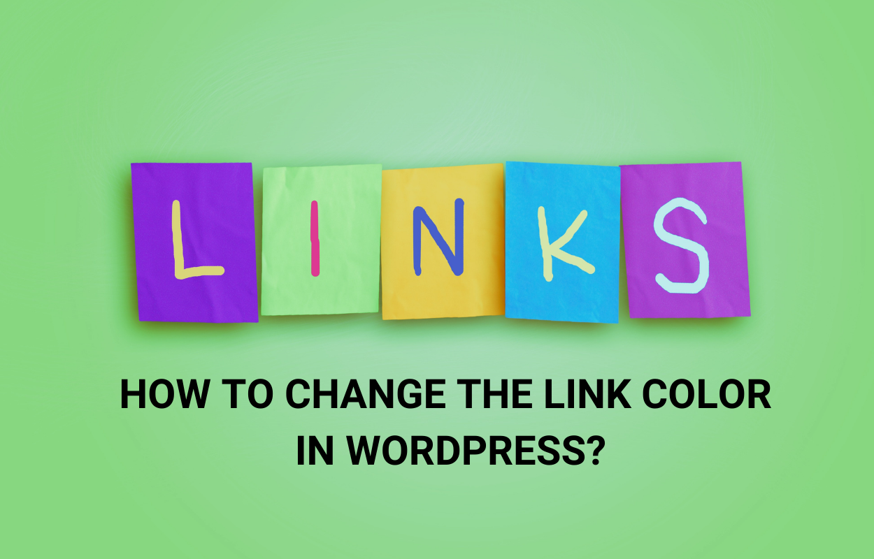 change the link color in wordpress