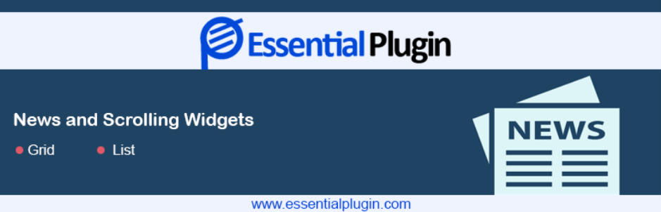 Wp News And Scrolling Widgets