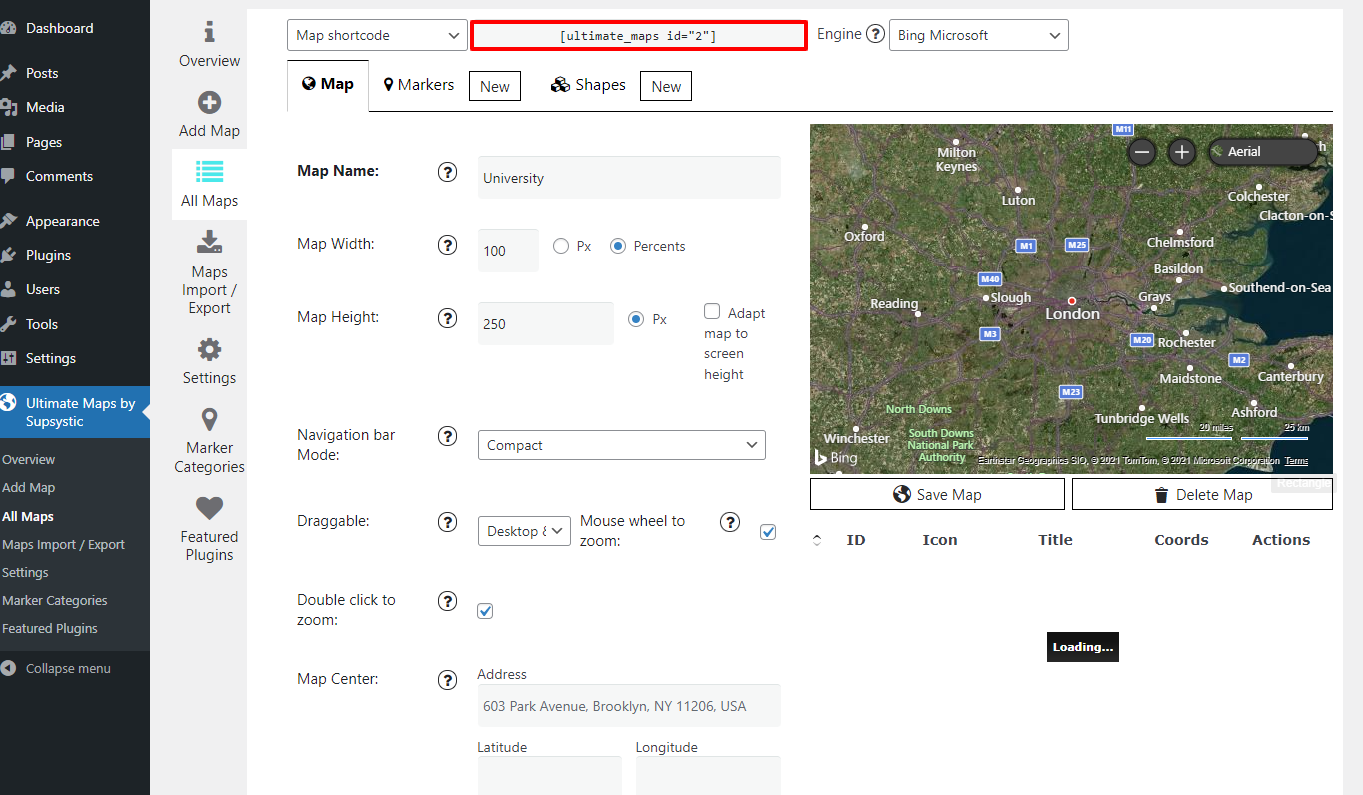 Embed Bing Maps In Wordpress 14