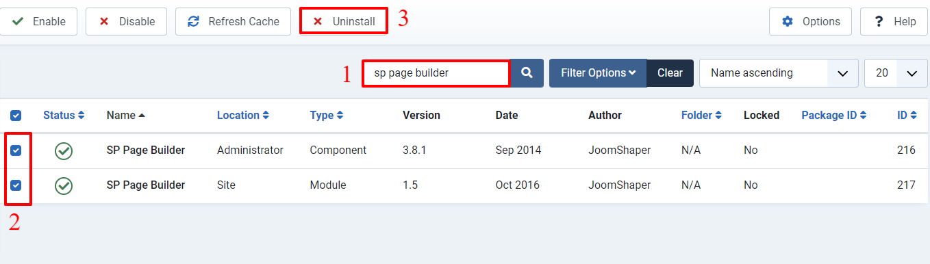 Install And Uninstall Extension In Joomla 4-5