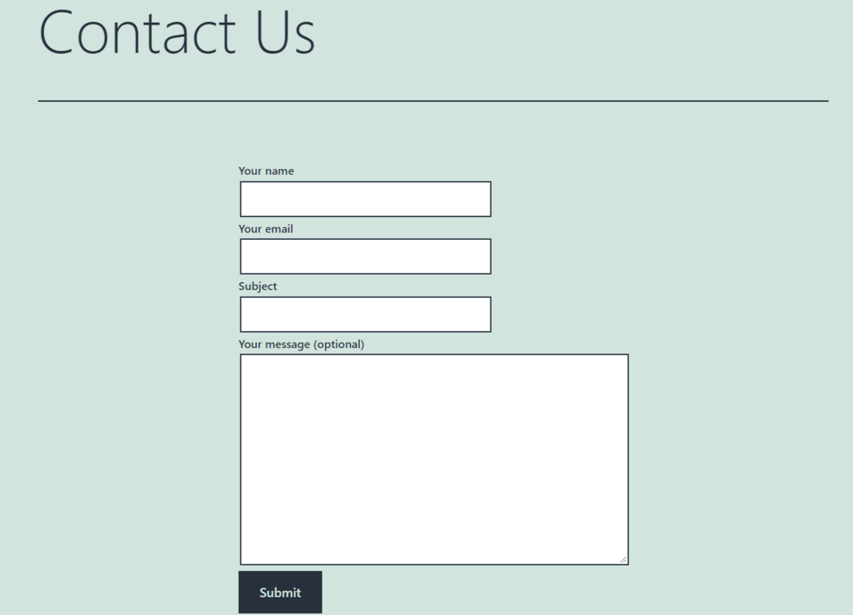 Style Contact Form 7 Form 4
