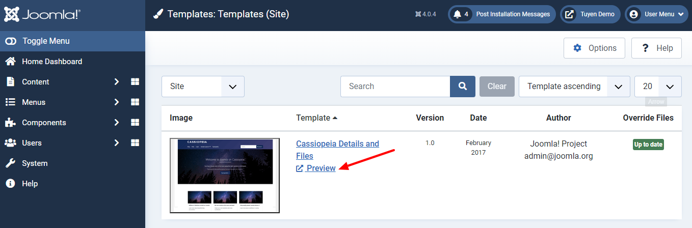 View Module Positions With Cassiopeia 4