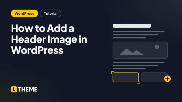 How to Add a Header Image in WordPress