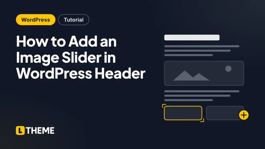 How to Add an Image Slider in WordPress Header