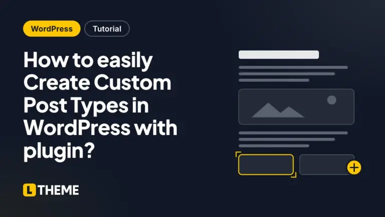 How to easily Create Custom Post Types in WordPress with plugin?