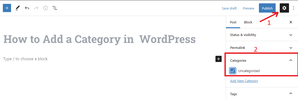 Add Categories And Subcategories In Wordpress 1