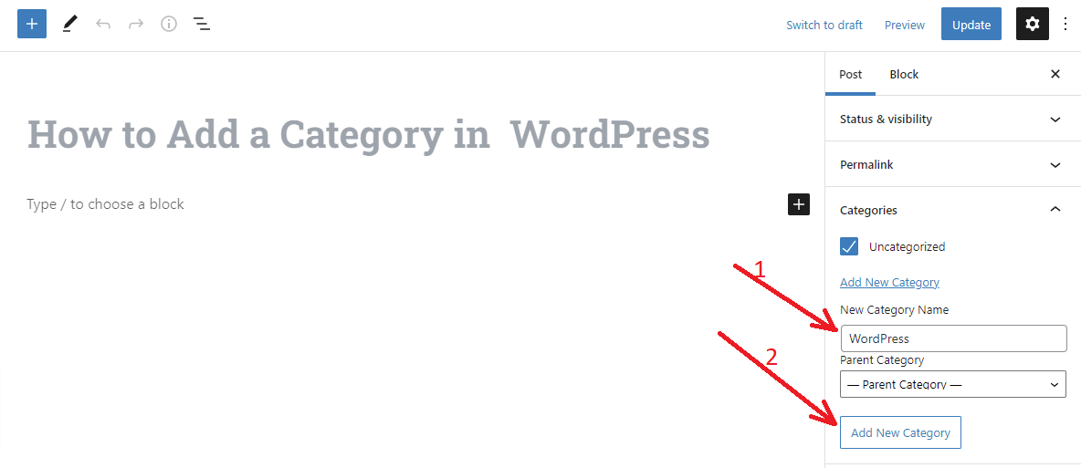 Add Categories And Subcategories In Wordpress 3 1